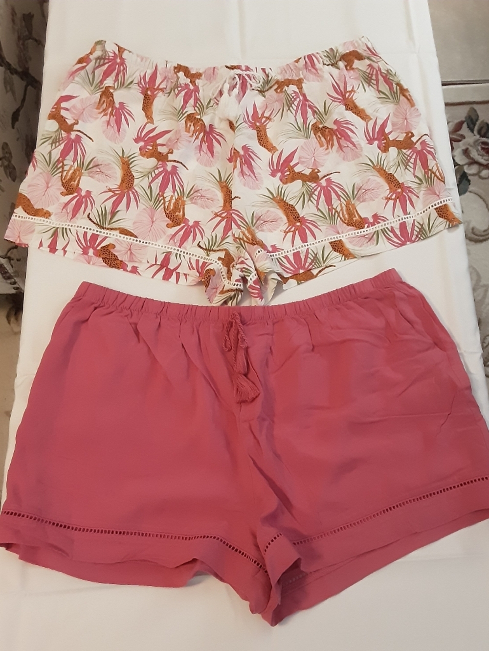 2 Pajama Shorts Size XL - New Without Tags